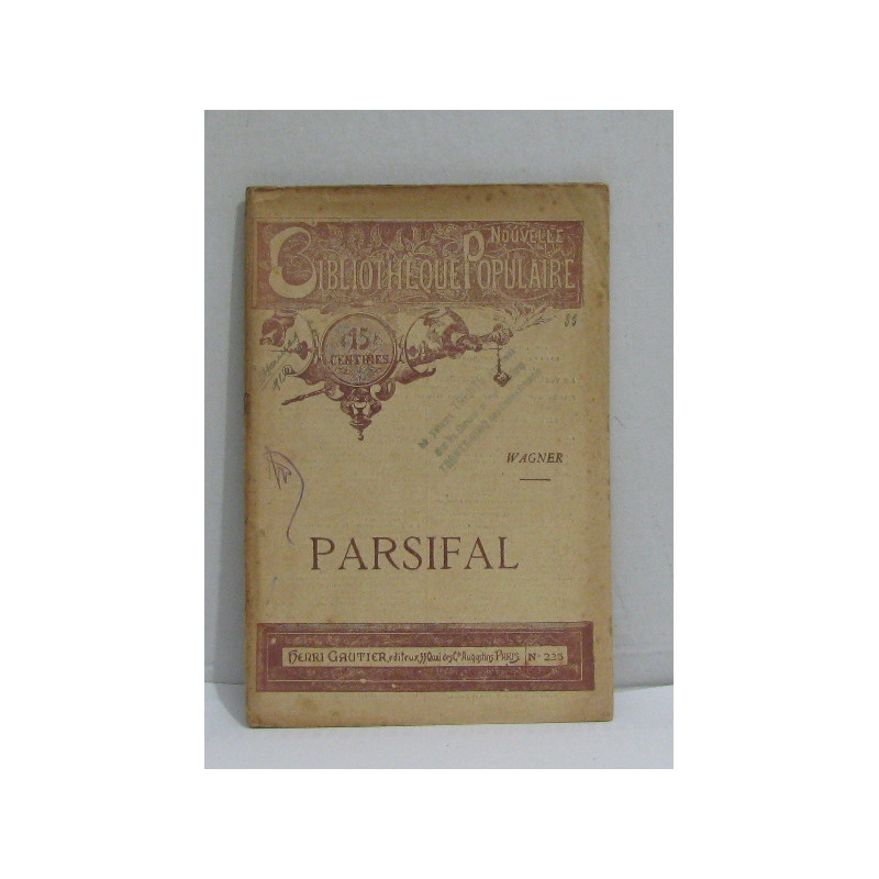 Parsifal - nouvelle bibliothèque populaire n°225