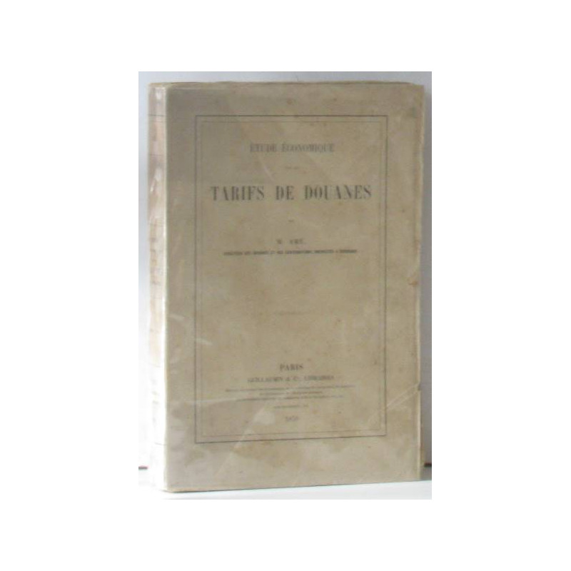Étude économique sur les tarifs de douanes
