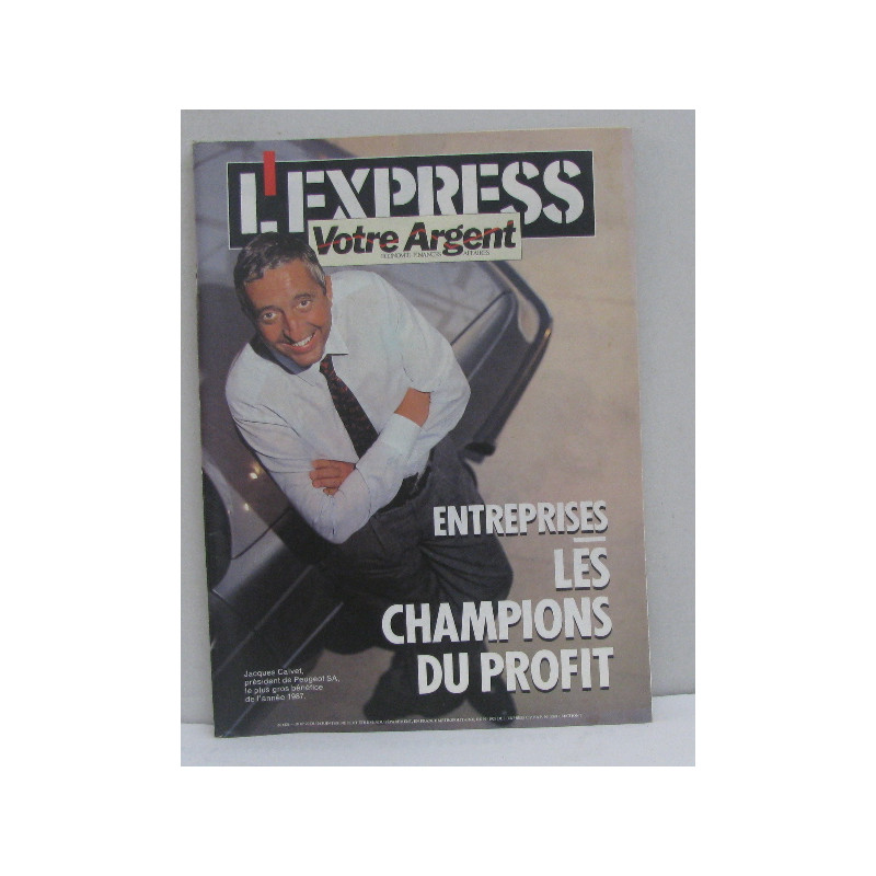 L'express n°20 du 24 juin 1988 entreprises les champions du profit