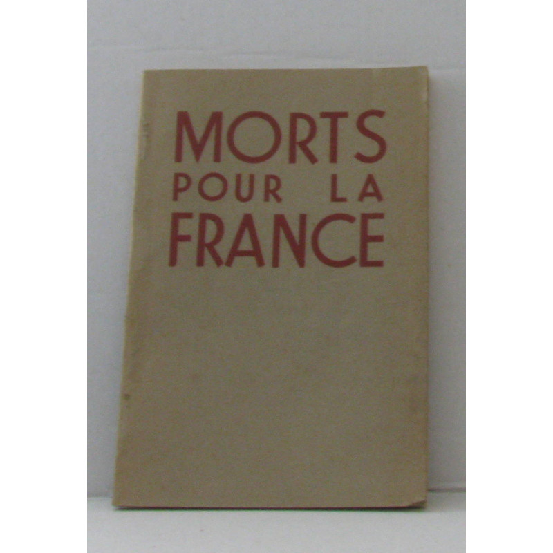 Morts pour la france