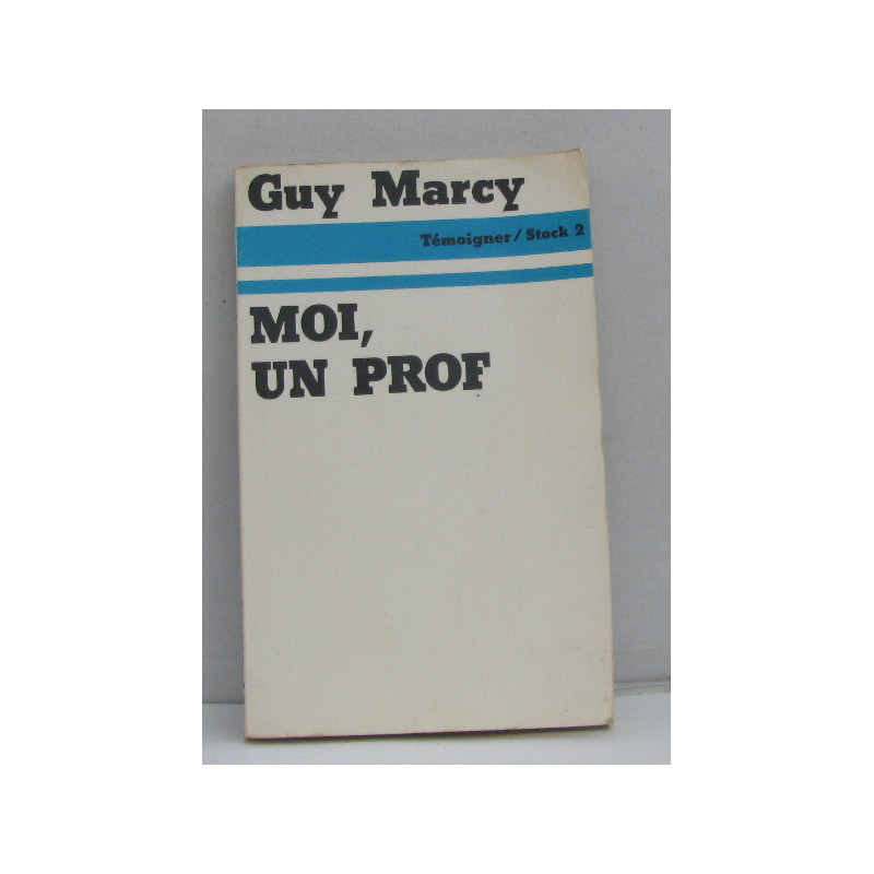Moi un prof