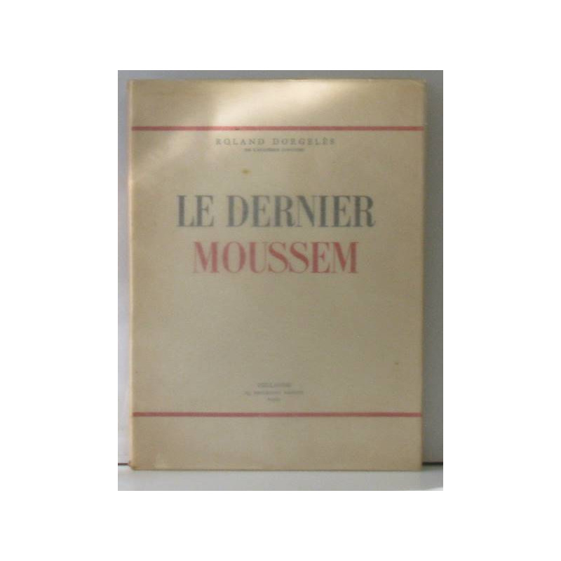 Le dernier moussem