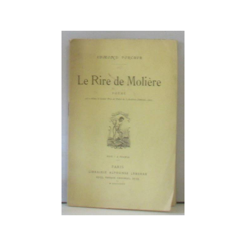 Le rire de molière poème