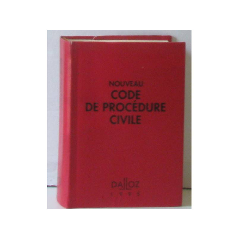 Nouveau code de procedure civile 1995