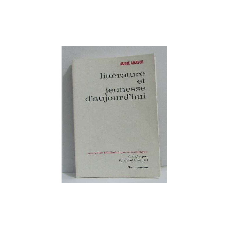 Littérature et jeunesse d'aujourd'hui