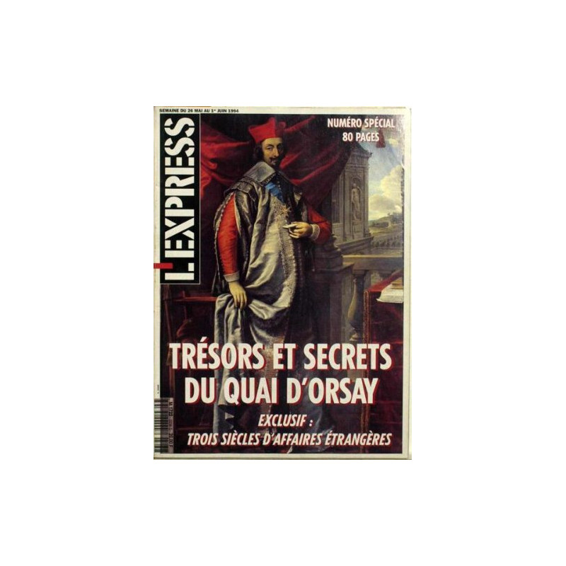 L'express du 26 mai au 1er juin 1994 trésors et secrets du quai...