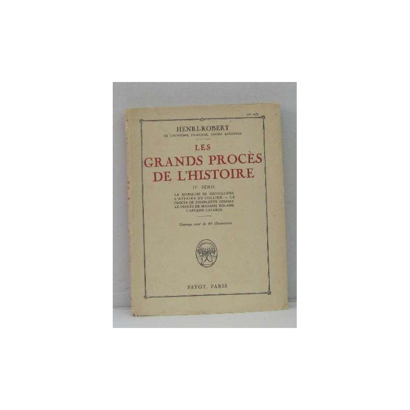 Les grands procès de l'histoire