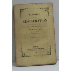 Histoire de la restauration