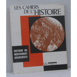 Les cahiers de l'histoire n°96 histoire du mouvement anarchiste