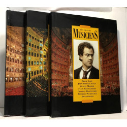 Les grands musiciens 3 volumes: Chopin Debussy Dvoràk De Falla...