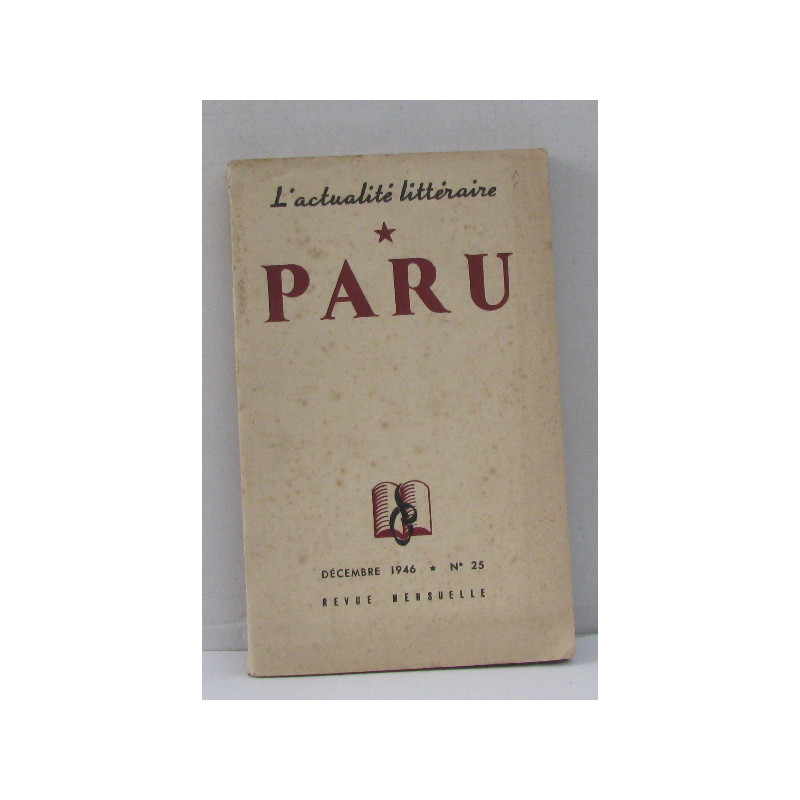 L'actualité paru n°25 décembre 1946