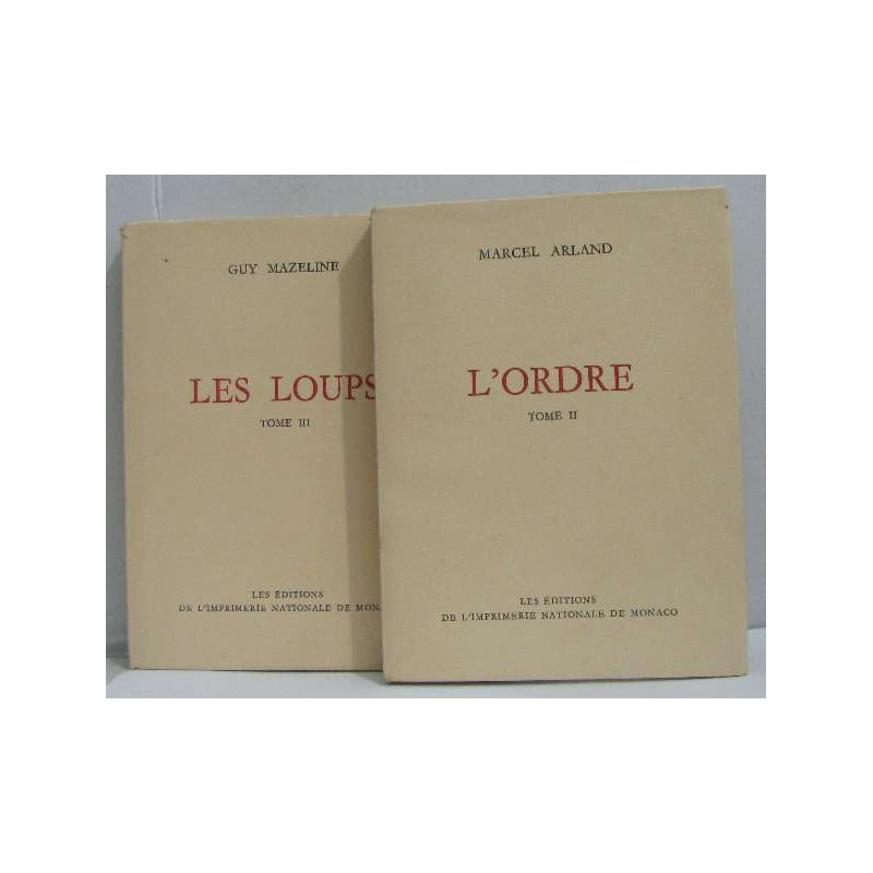 L'ordre tome II l'ordre III les loups