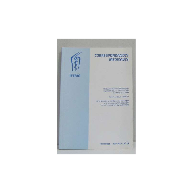Correspondances médicales printemps-été 2011/n°28