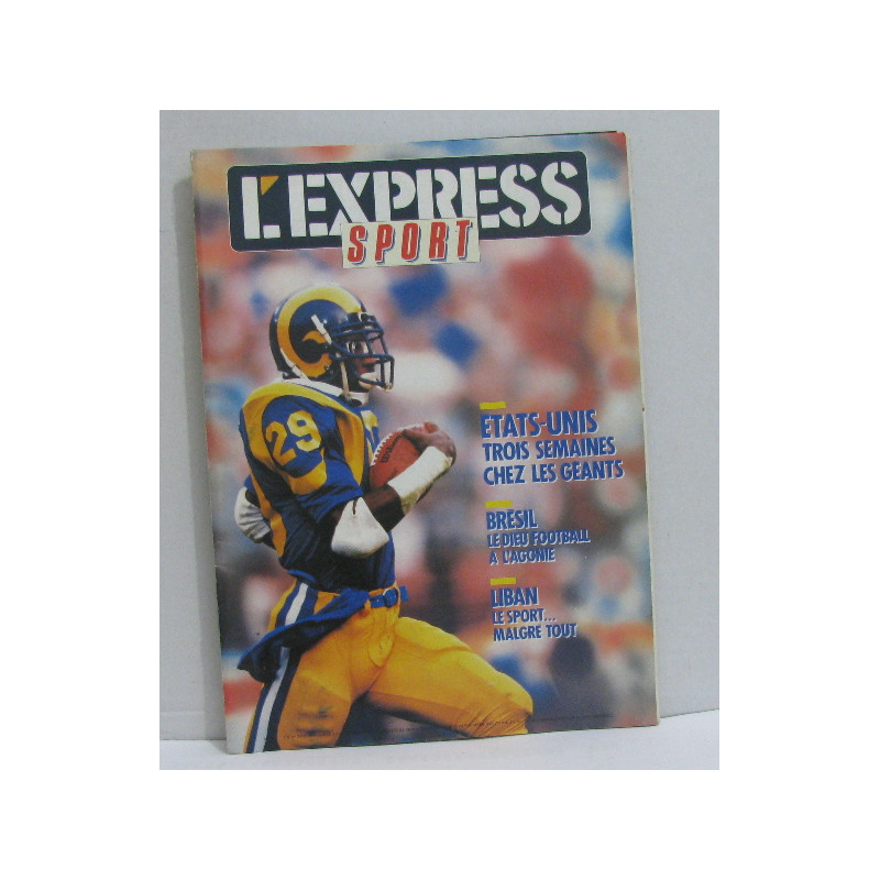 L'express sport n°13 du 27 nov. au 24 dec 1987 états unis trois...