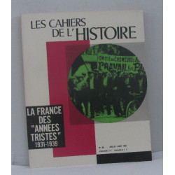 Les cahiers de l'histoire n°68 juillet-aout 1967 la france des...