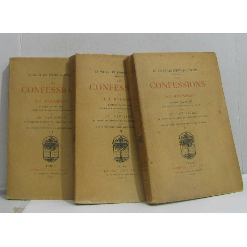 Les confessions I II et III