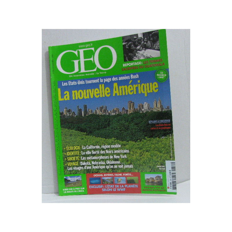 Géo n°356 octobre 2008 la nouvelle Amérique