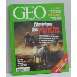 Géo n°242 avril 1999 l'amérique des ranchs