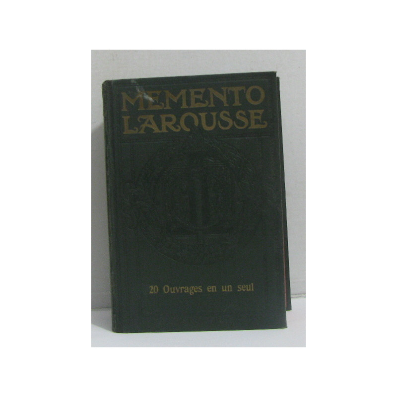 Mémento larousse encyclopédie et illustré
