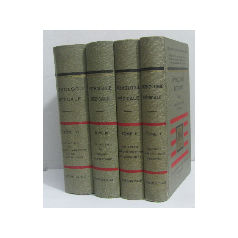 Pathologie médicale (tome I II III et VI) I et II Maladies...