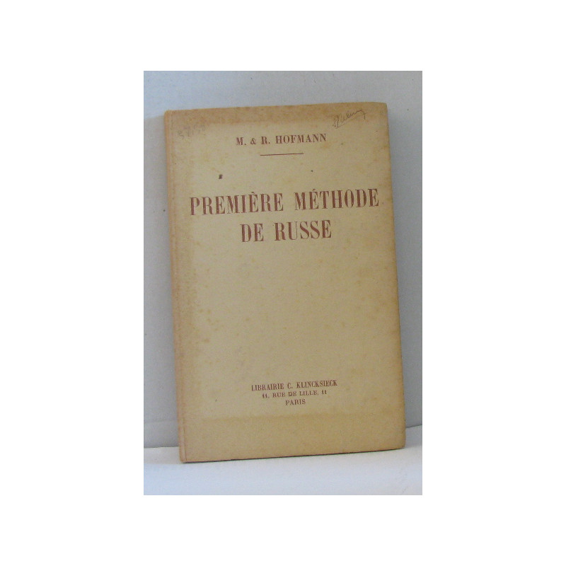 Première méthode de russe