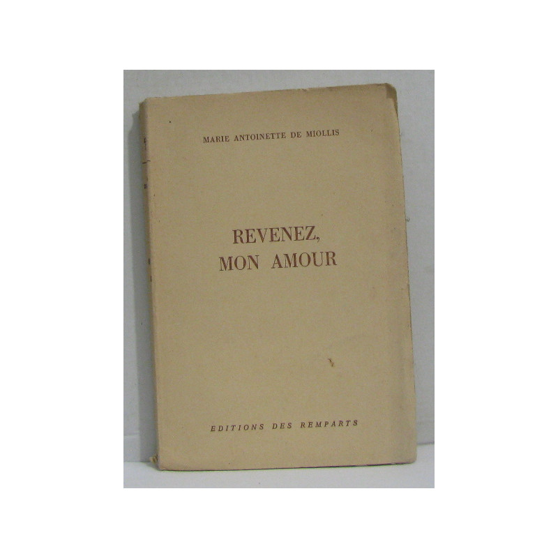 Revenez mon amour