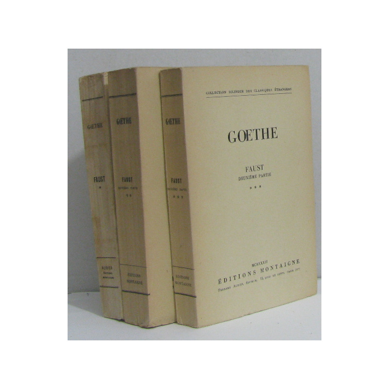 Faust (3 vols)