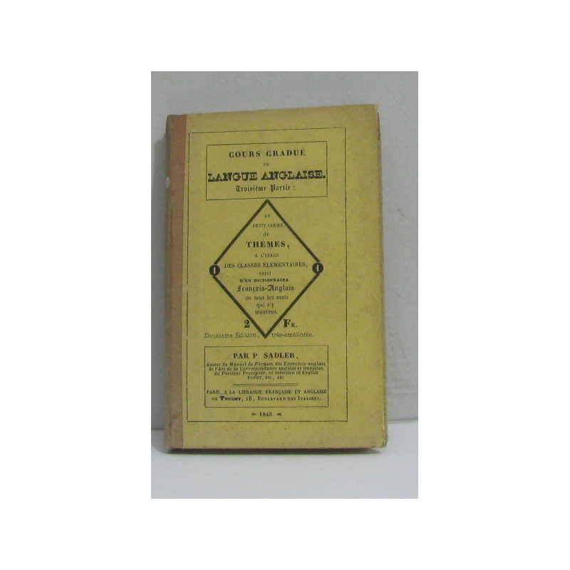 Cours gradué de langue anglaise