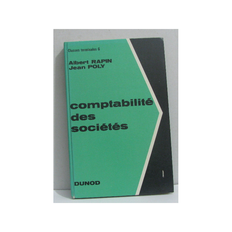 Comptabilité des sociétés classes terminales g
