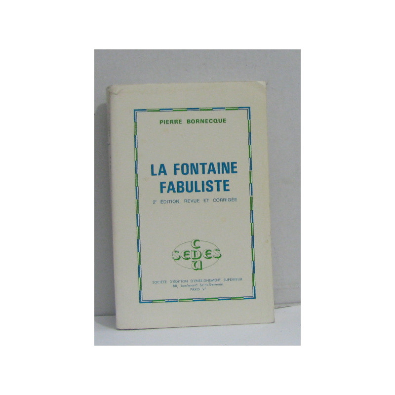 La: Fontaine fabuliste