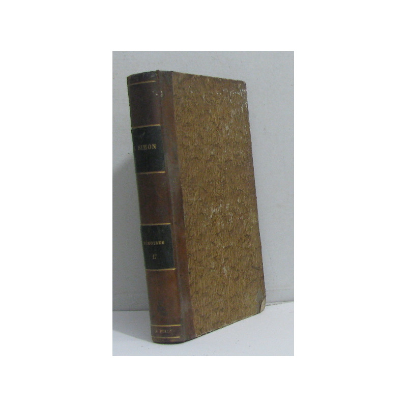 Mémoires complets et authentiques tome dix-septième
