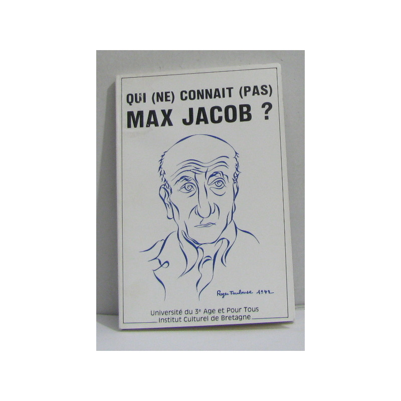 Qui (ne) connait (pas) max jacob