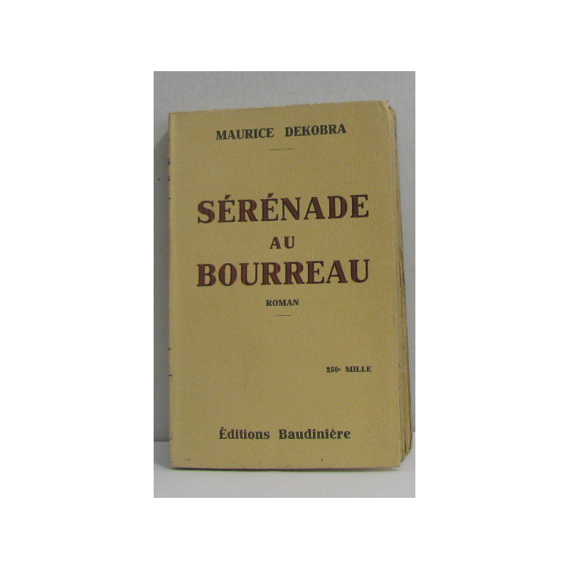 Sérénade au bourreau