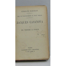 Une vie d'aventurier au XVIIIe siècle - jacques casanova I de...