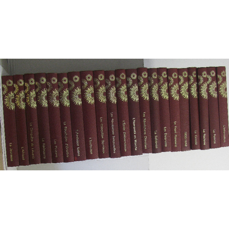 L'humanité en marche (21 vols sur 25 )
