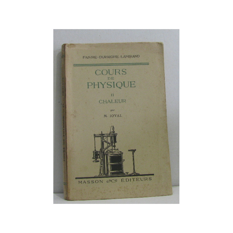 Cours de physique II chaleur