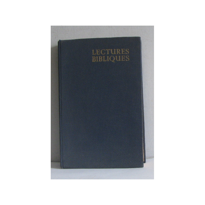 Lectures bibliques "l'histoire du salut"