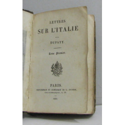 Lettres sur l'italie (2 tomes en un volume)