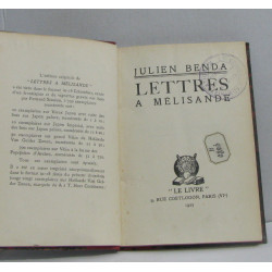 Lettres à mélisandre