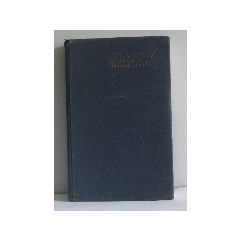 Lectures bibliques "l"histoire du salut"