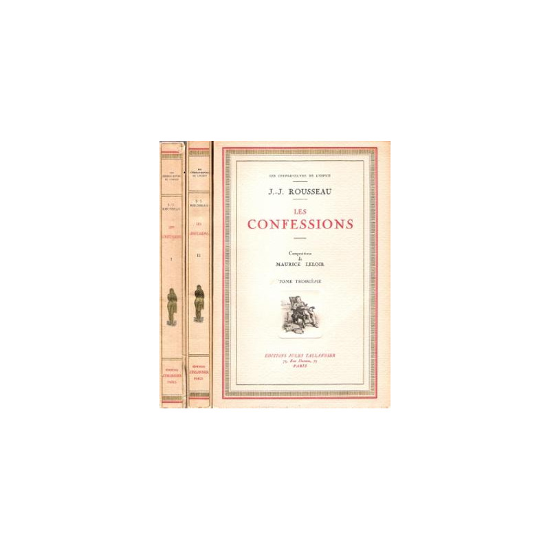 Les confessions (3 vols)