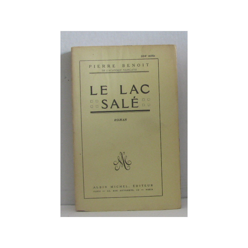 Le lac salé