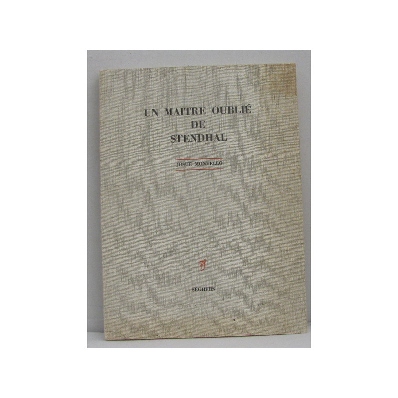 Un maitre oublié de stendhal