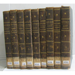 Les vies des hommes illustres (9 vols)
