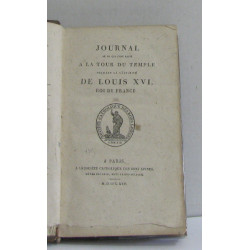 Journal de ce qui s'est passé à la tour du temple pendant la...