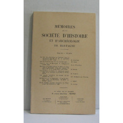 Mémoires de la société d'histoire et d'archéologie de bretagne...