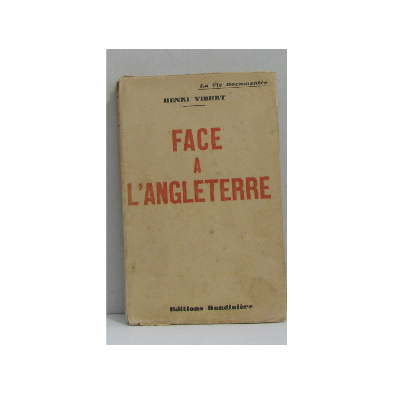 Face à l'angleterre