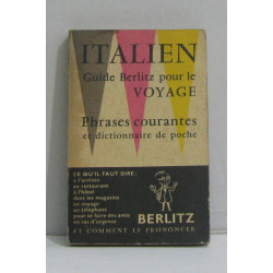 Italien guide berlitz pour le voyage - phrases courantes et...
