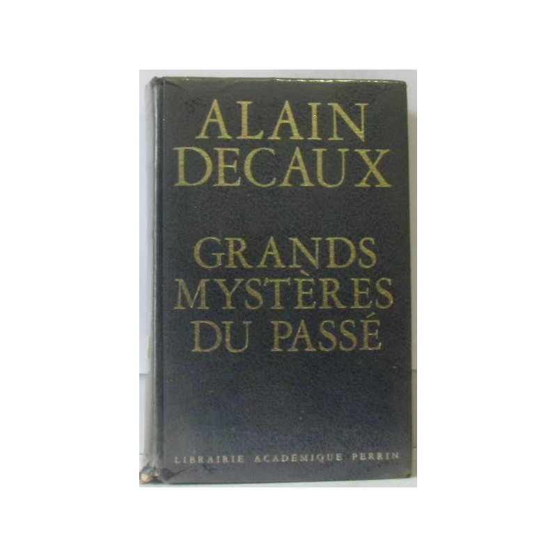 Grands Mystères du passé