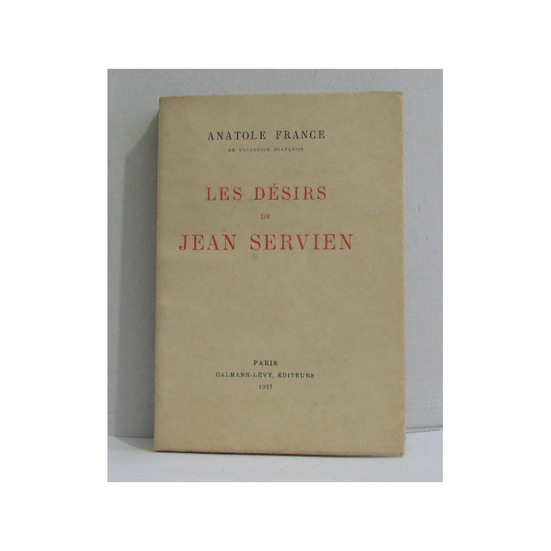 Les désirs de jean servien
